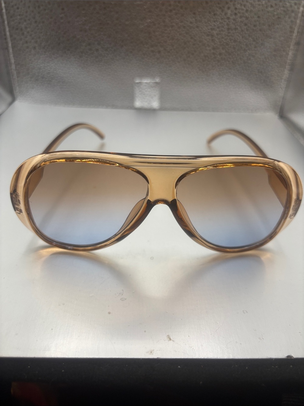 Amber Transparent Women’s Sunglasses